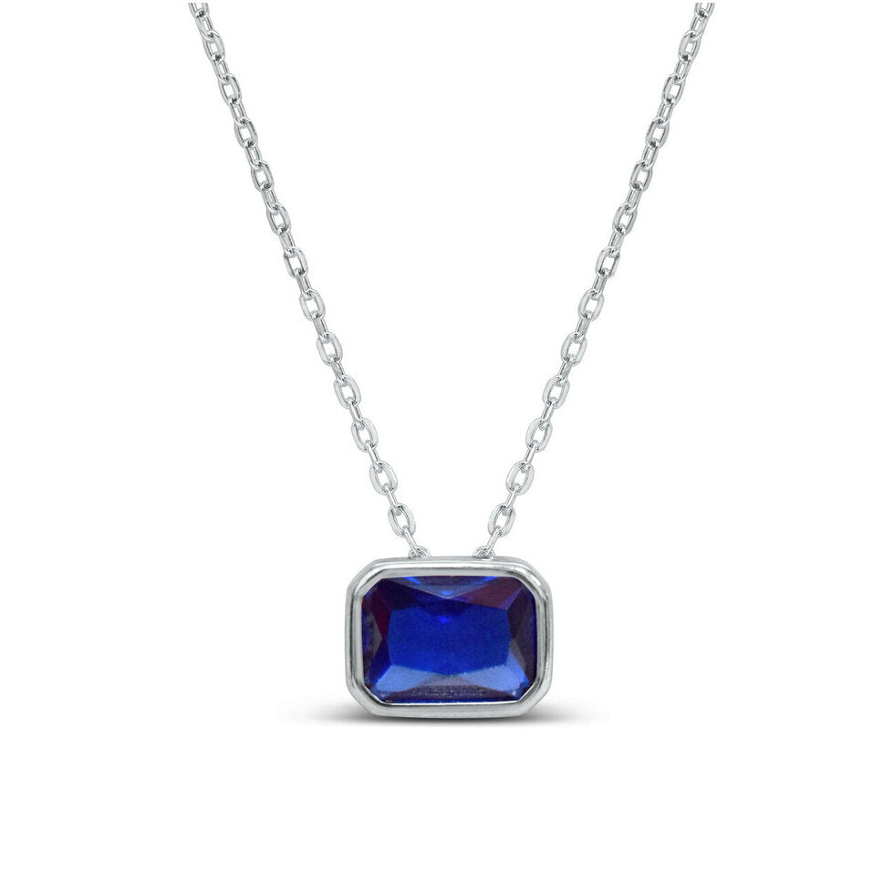 Sideways Baguette Slider Necklace