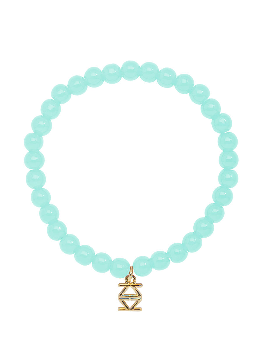 Small Glass Bead Stretch Bracelet