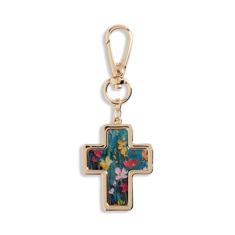 Artful Cross Bag Charm
