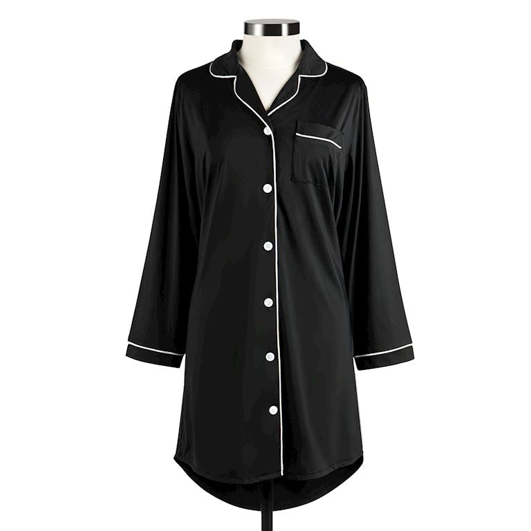 Long Sleeve Cooling Night Shirt