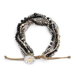 Beaded Love Bracelet 7in