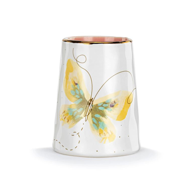 Butterfly Picked With Love Vase 2x3in