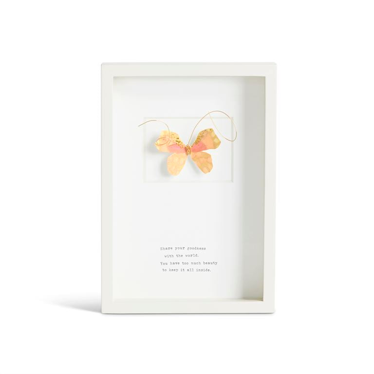 Butterfly Quote Wall Art