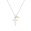 Dainty Cross Necklace 18in