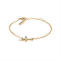 Dainty Cross Bracelet 7in