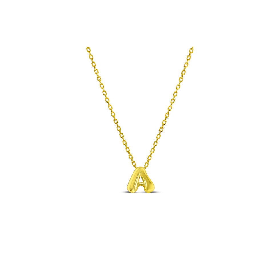 Bubble Lovable Letter Necklace