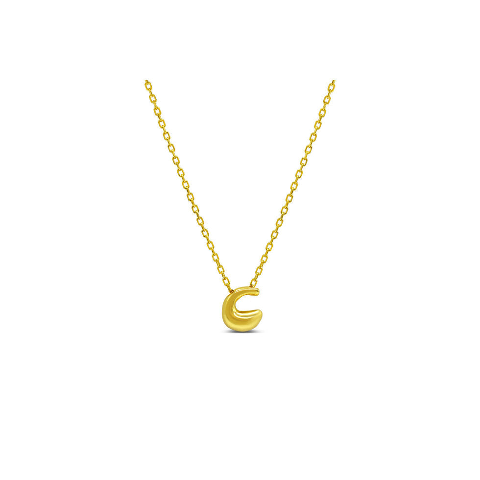 Bubble Lovable Letter Necklace