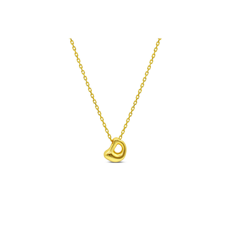 Bubble Lovable Letter Necklace
