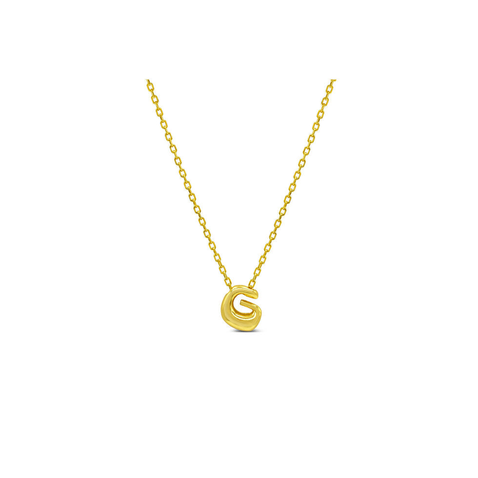 Bubble Lovable Letter Necklace