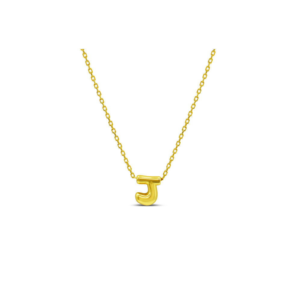 Bubble Lovable Letter Necklace