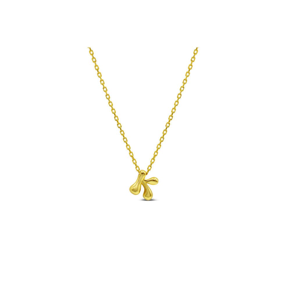 Bubble Lovable Letter Necklace