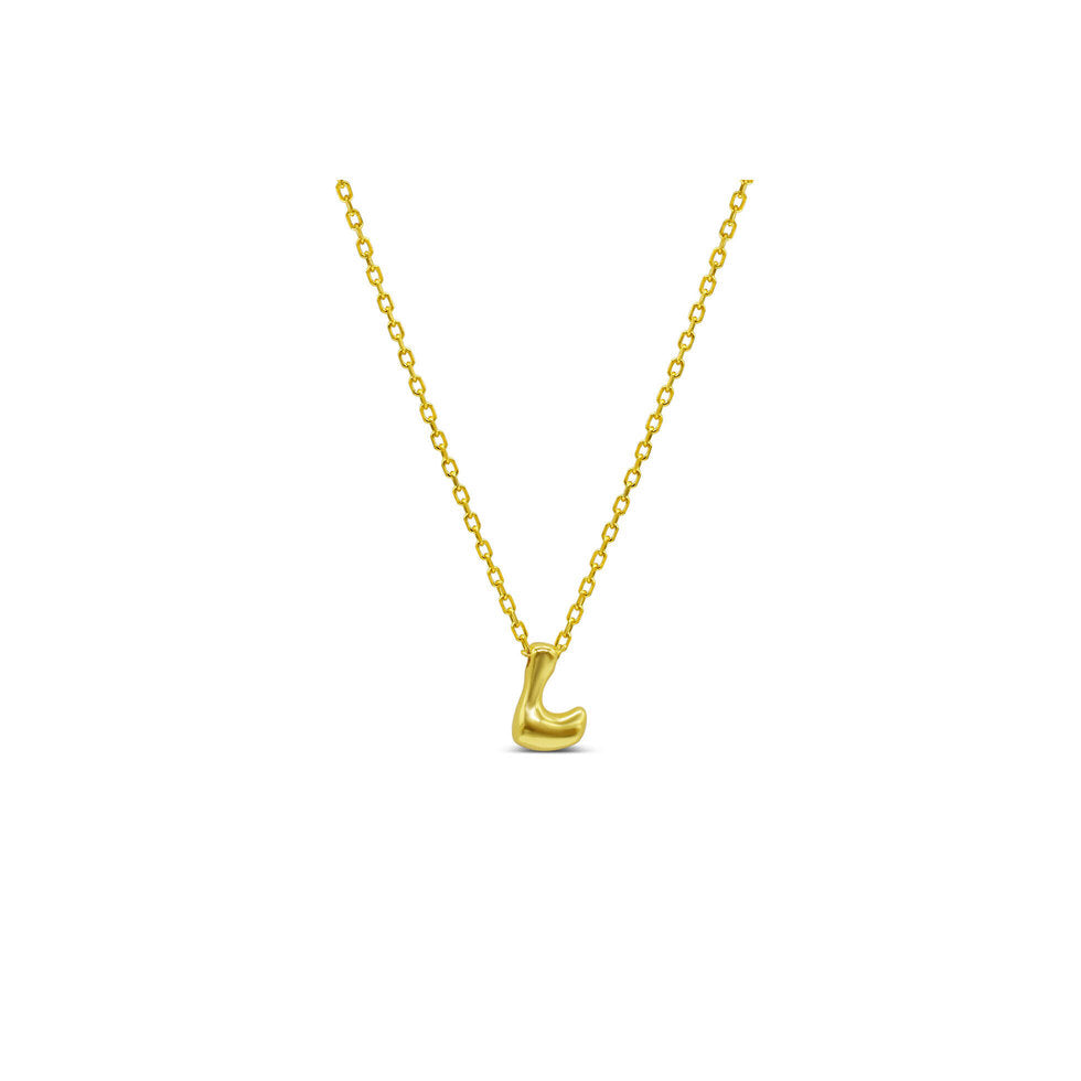 Bubble Lovable Letter Necklace