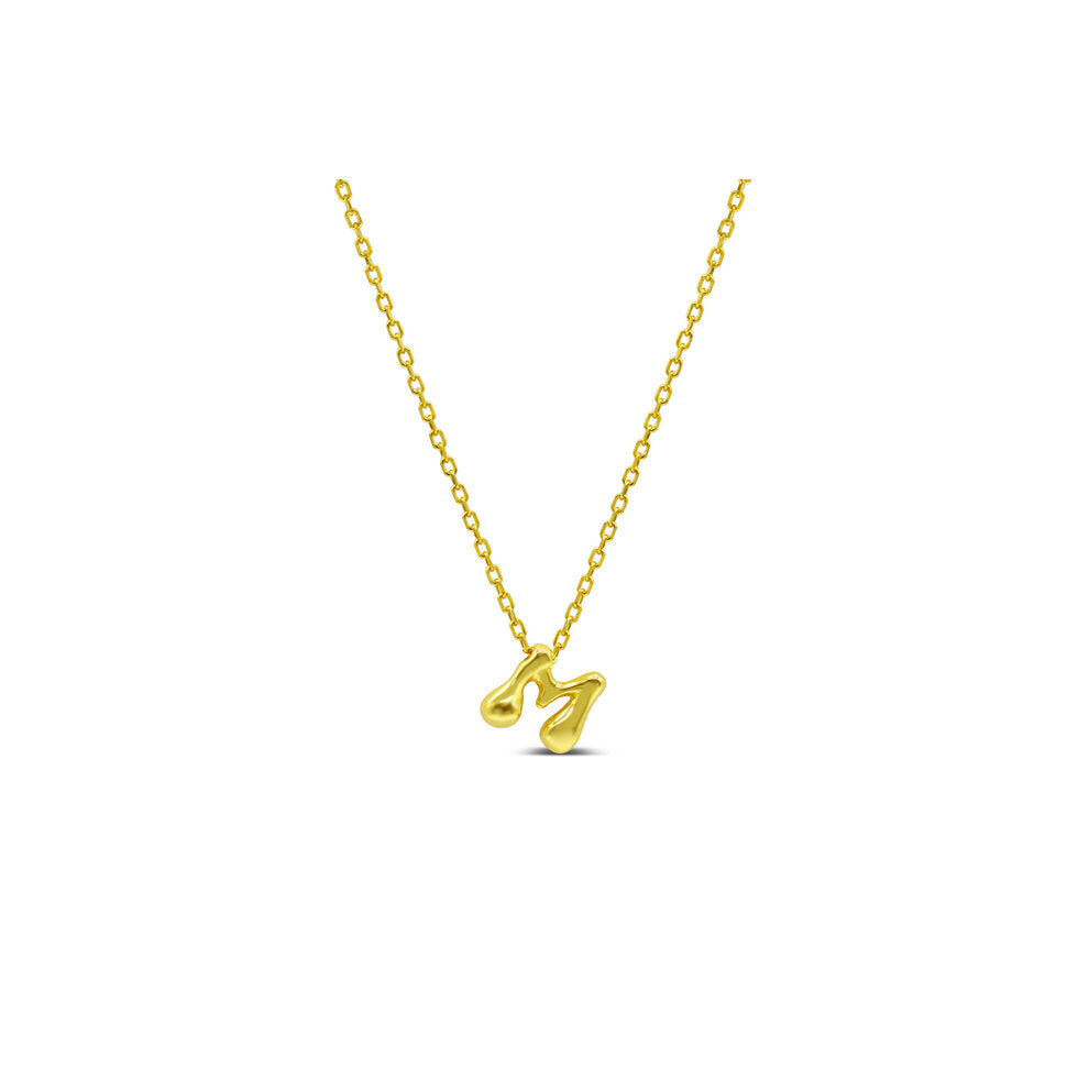 Bubble Lovable Letter Necklace