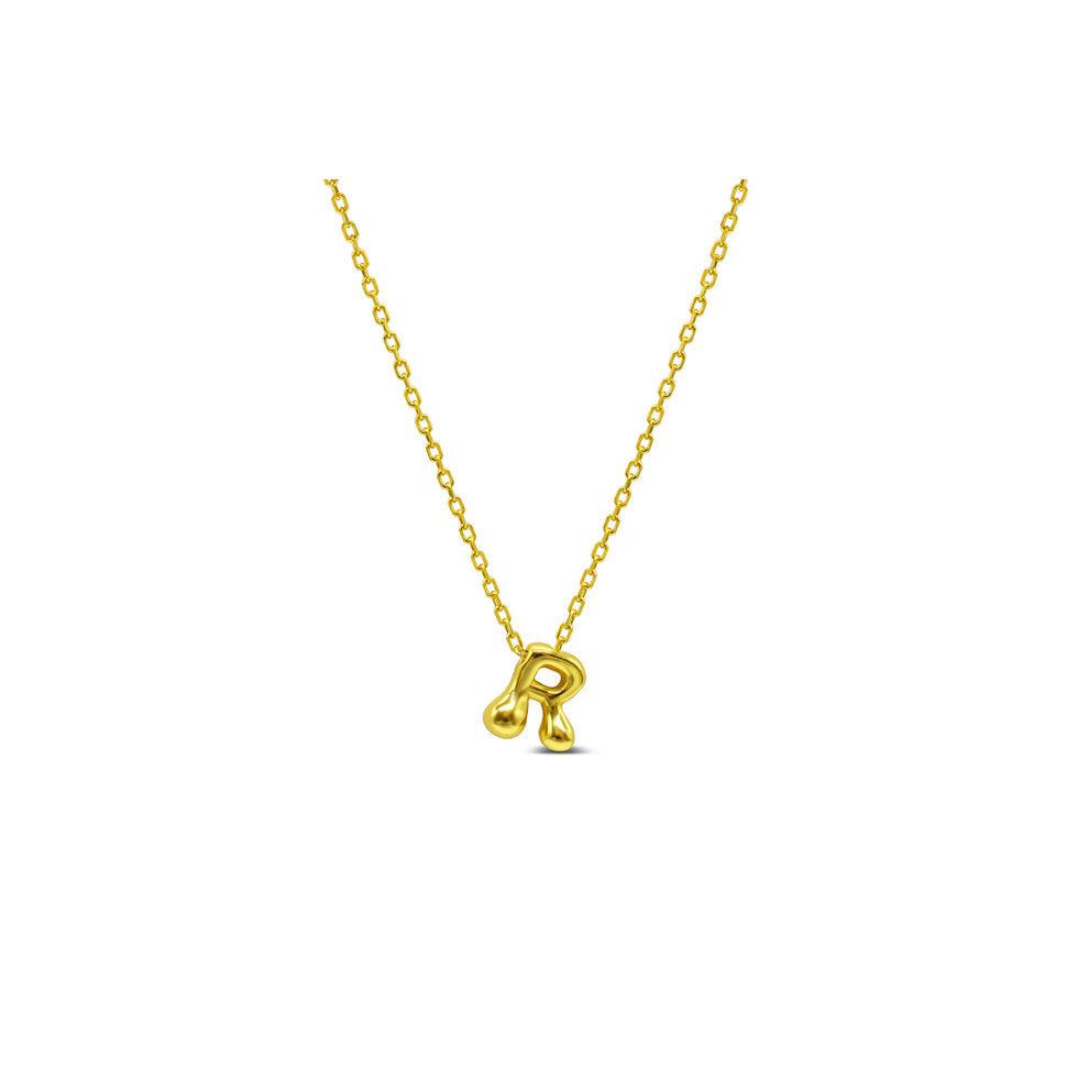 Bubble Lovable Letter Necklace