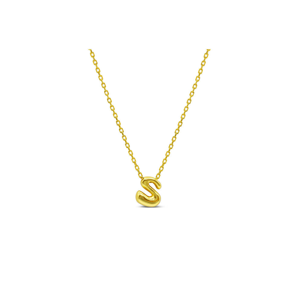 Bubble Lovable Letter Necklace