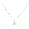 Love Letters-Mini Disk Letter Necklace
