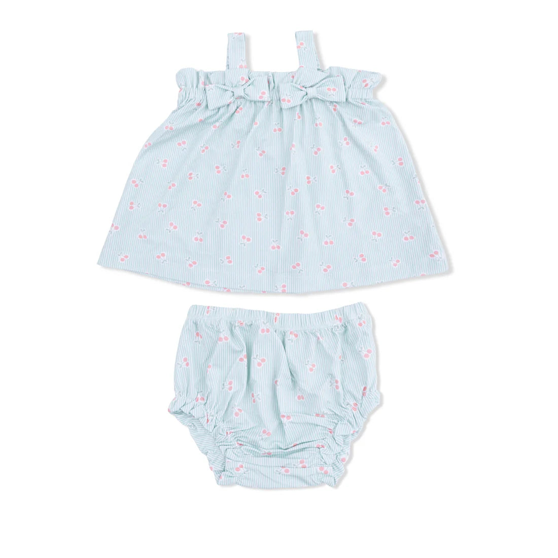 Top with Bows & Ruffle Leg Bloomer