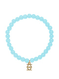Small Glass Bead Stretch Bracelet