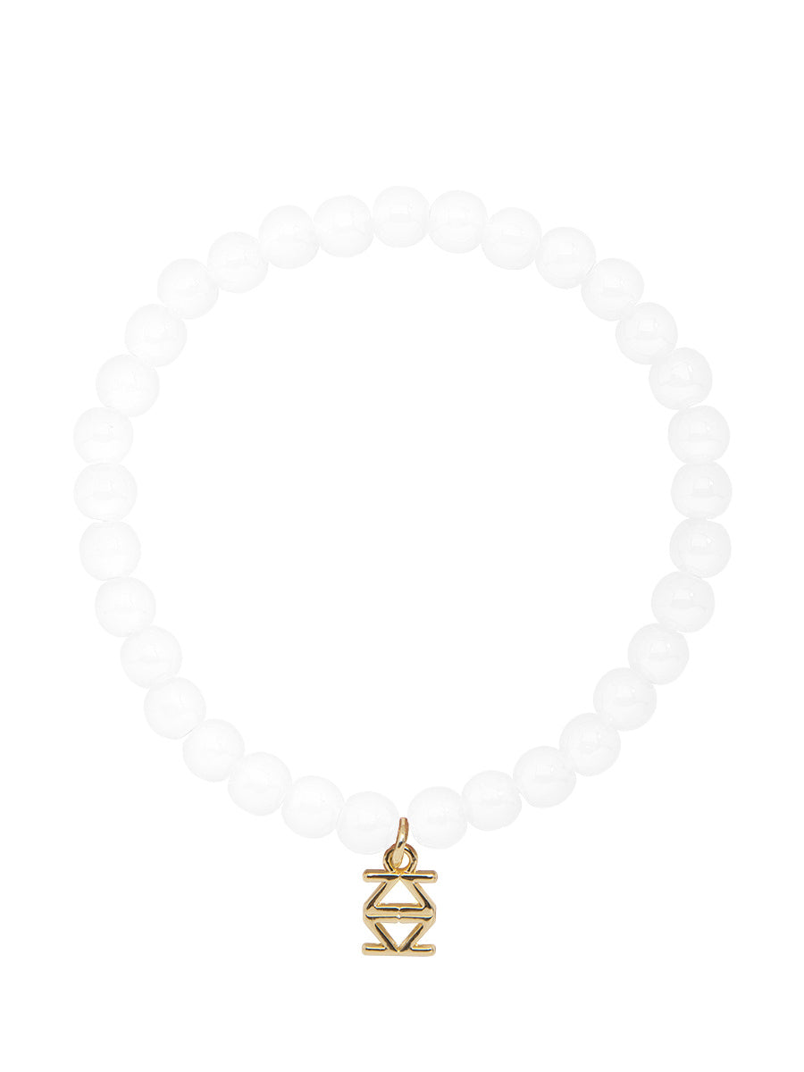 Small Glass Bead Stretch Bracelet