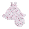 Smocked Ruffle Sundress & Bloomer
