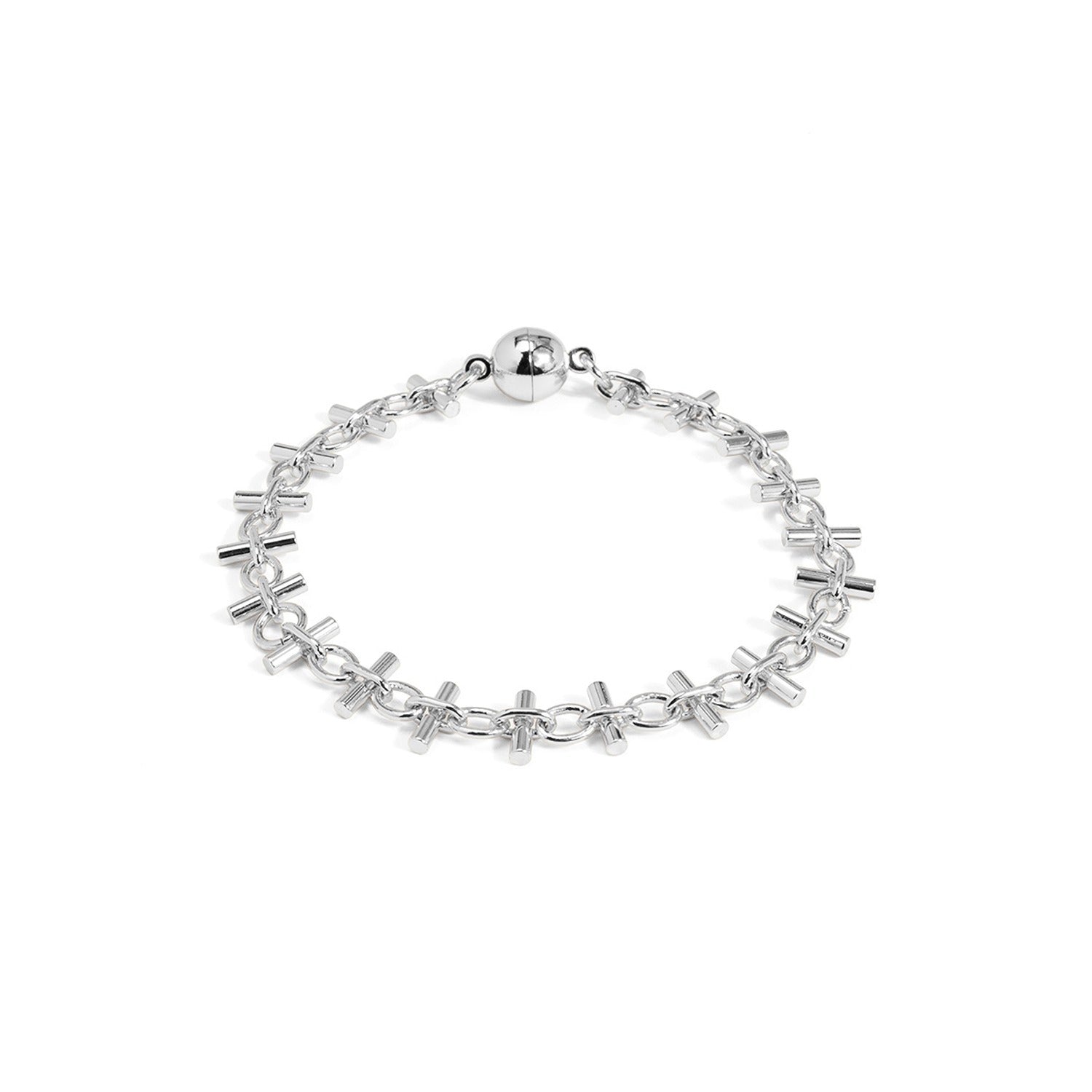 Magnet Bracelet Silver