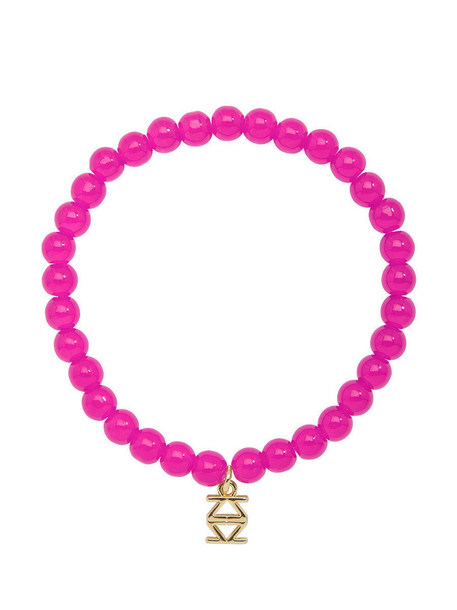 Small Glass Bead Stretch Bracelet