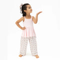 Peplum Tank & Smocked Waist Pants