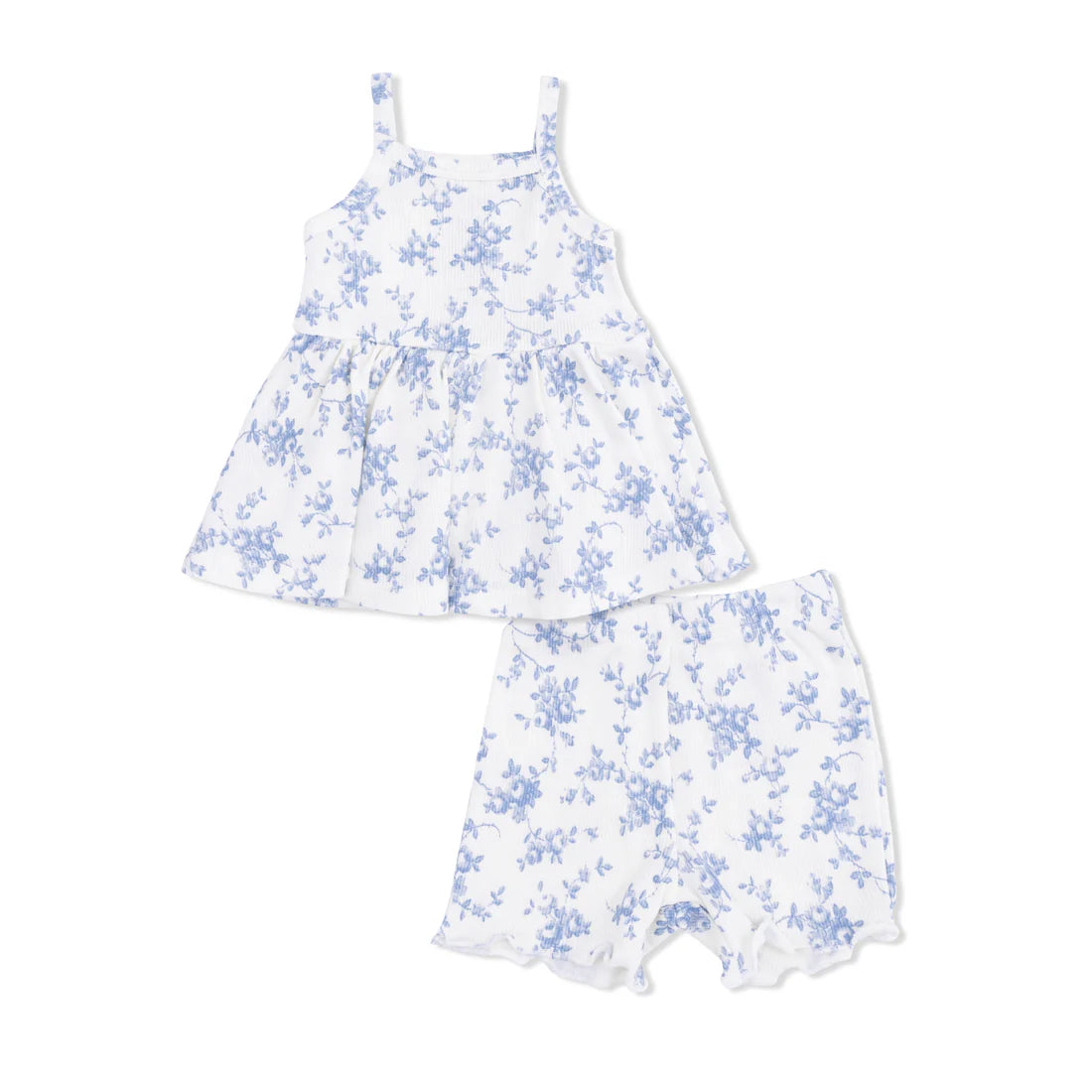 Peplum Tank & Bike Short