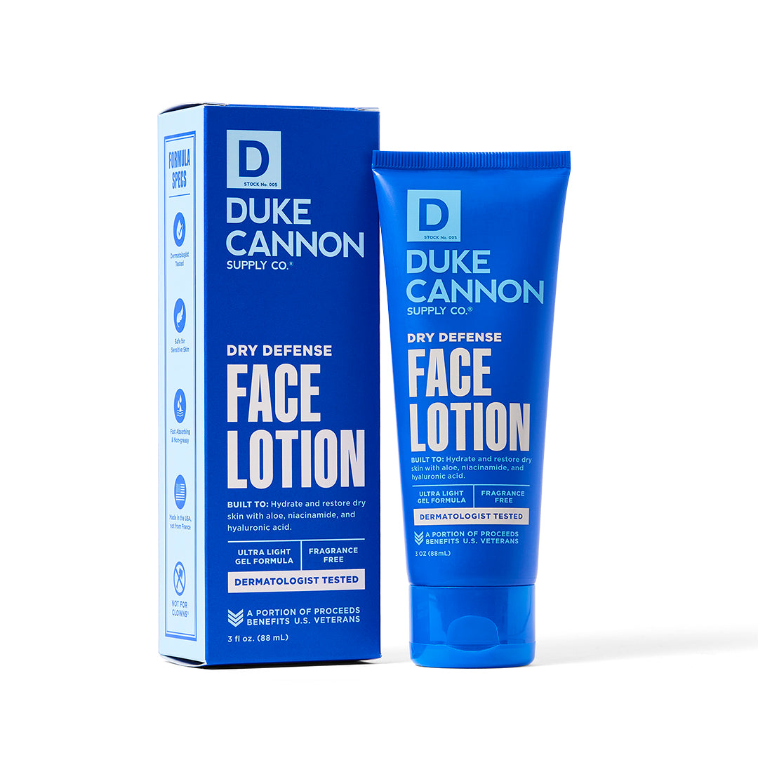 Duke Cannon Face Lotion