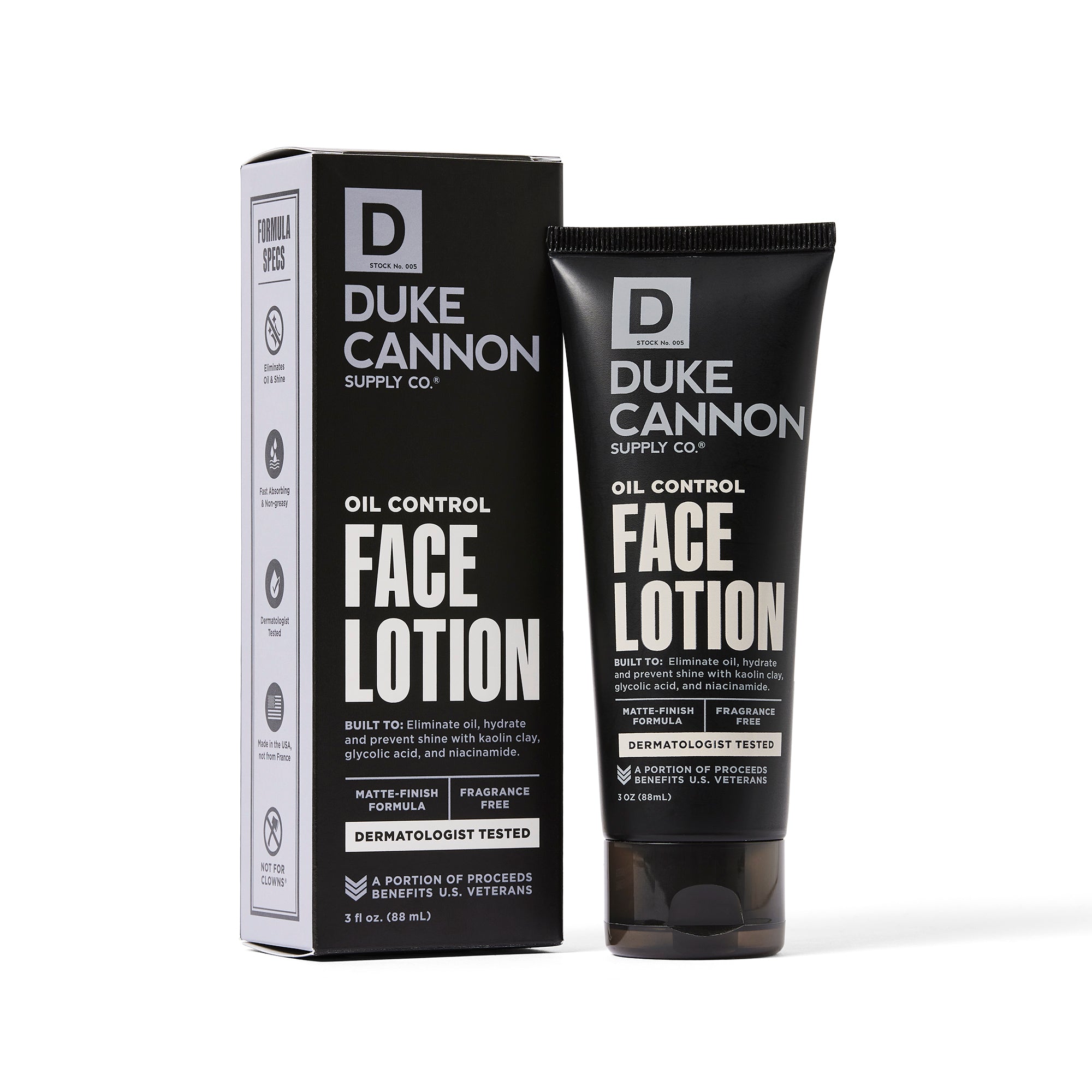Duke Cannon Face Lotion