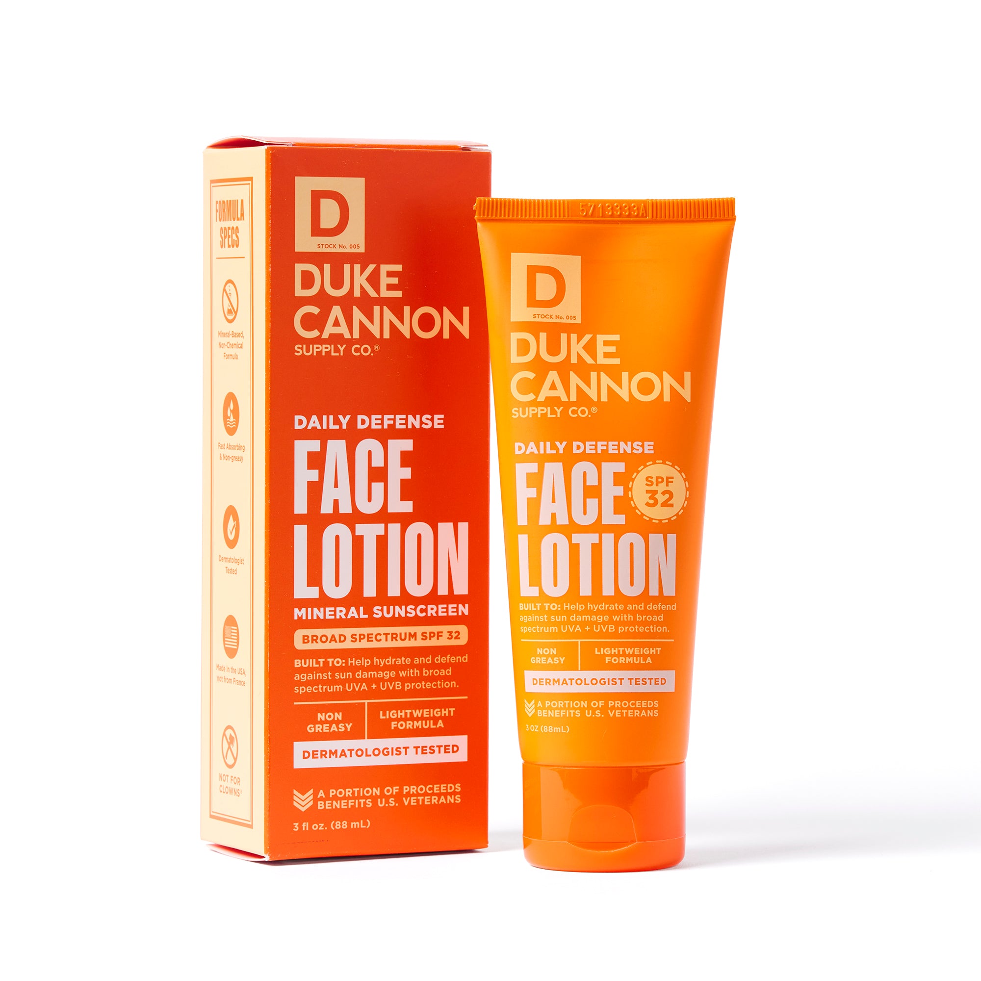 Duke Cannon Face Lotion