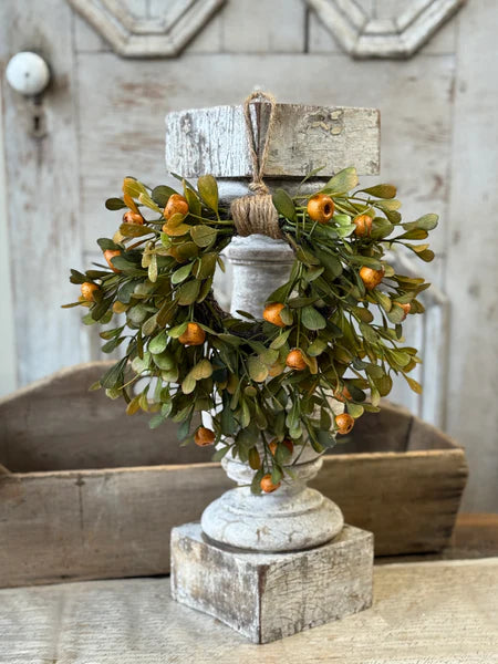 October Epilogue Hanging Wreath 10"