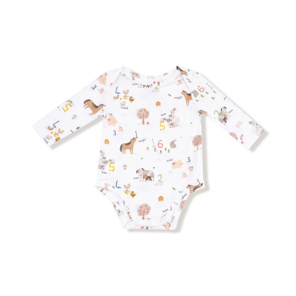 Long Sleeve Lap Shoulder Bodysuit