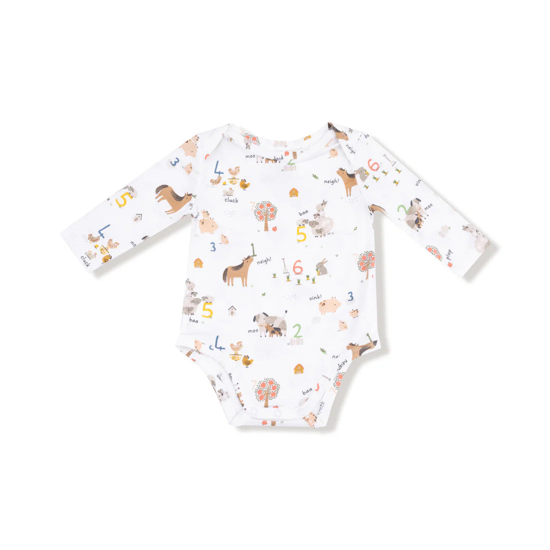 Long Sleeve Lap Shoulder Bodysuit