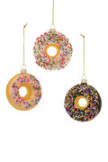 Donuts w Sprinkles 3 Ast Ornament