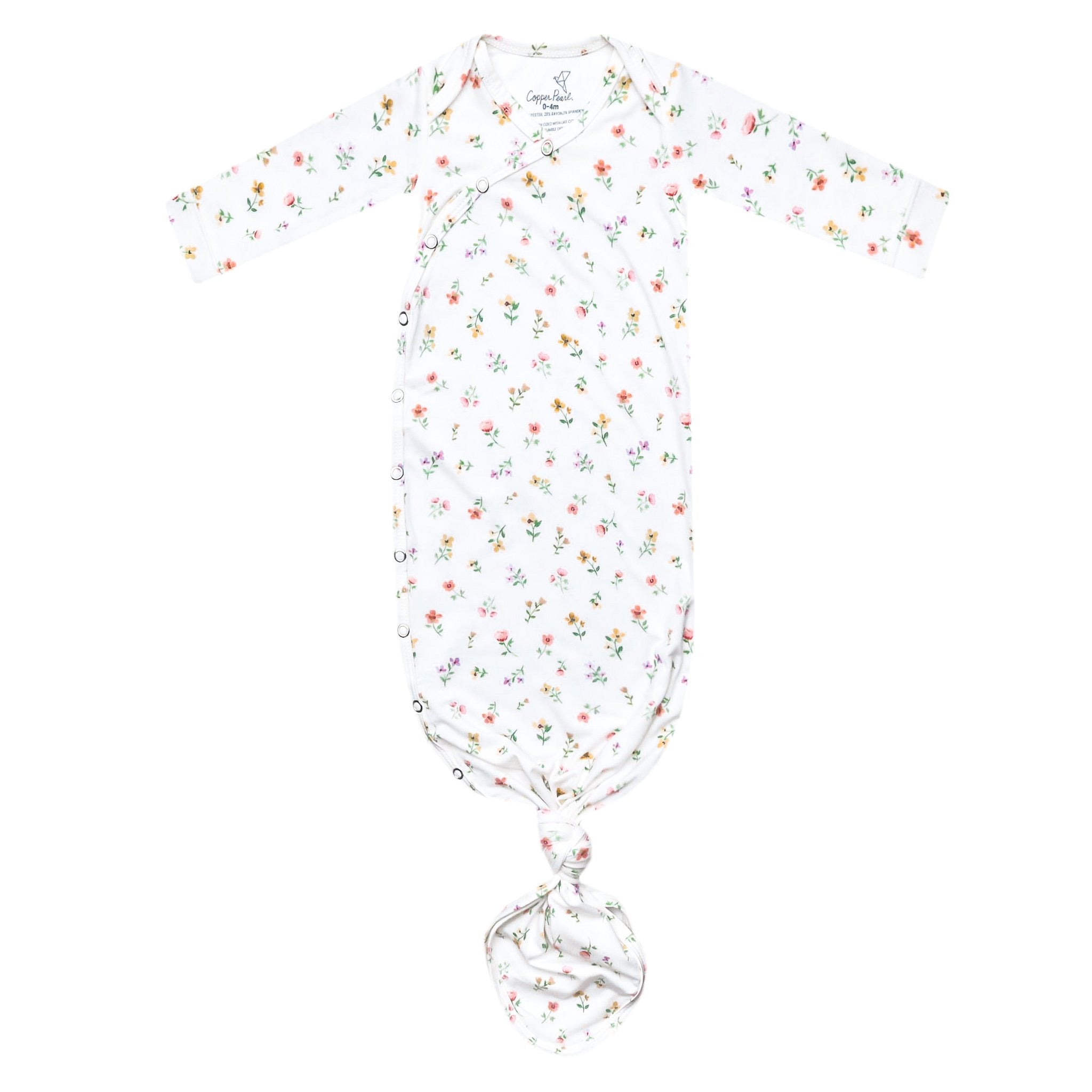 Copper Pearl Newborn Knotted Gown
