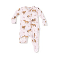 2 Way Ruffle Back Zipper Footie