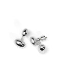 Double Bean Ear Jacket Rhodium