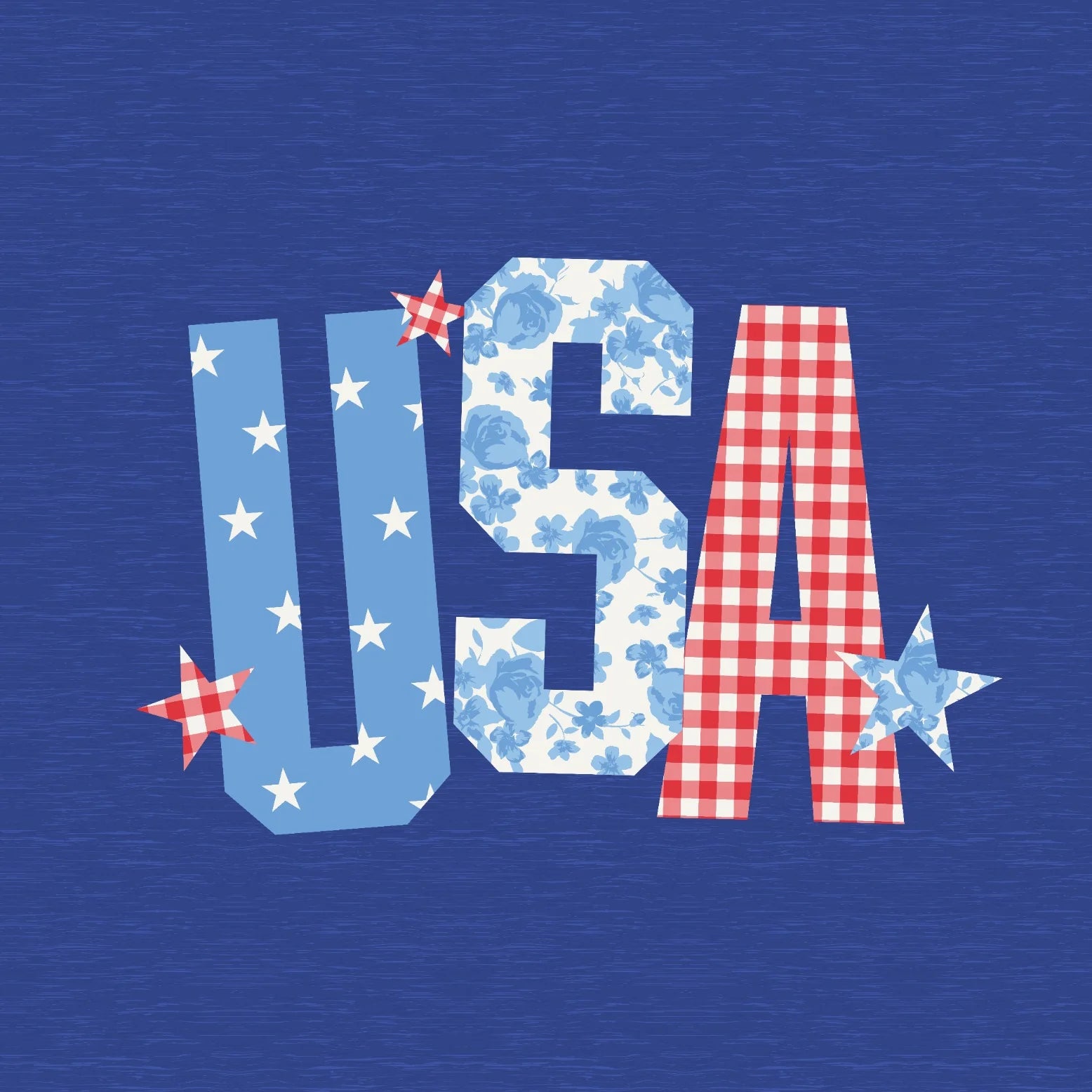 "USA Quilted" Motley Slub Tee