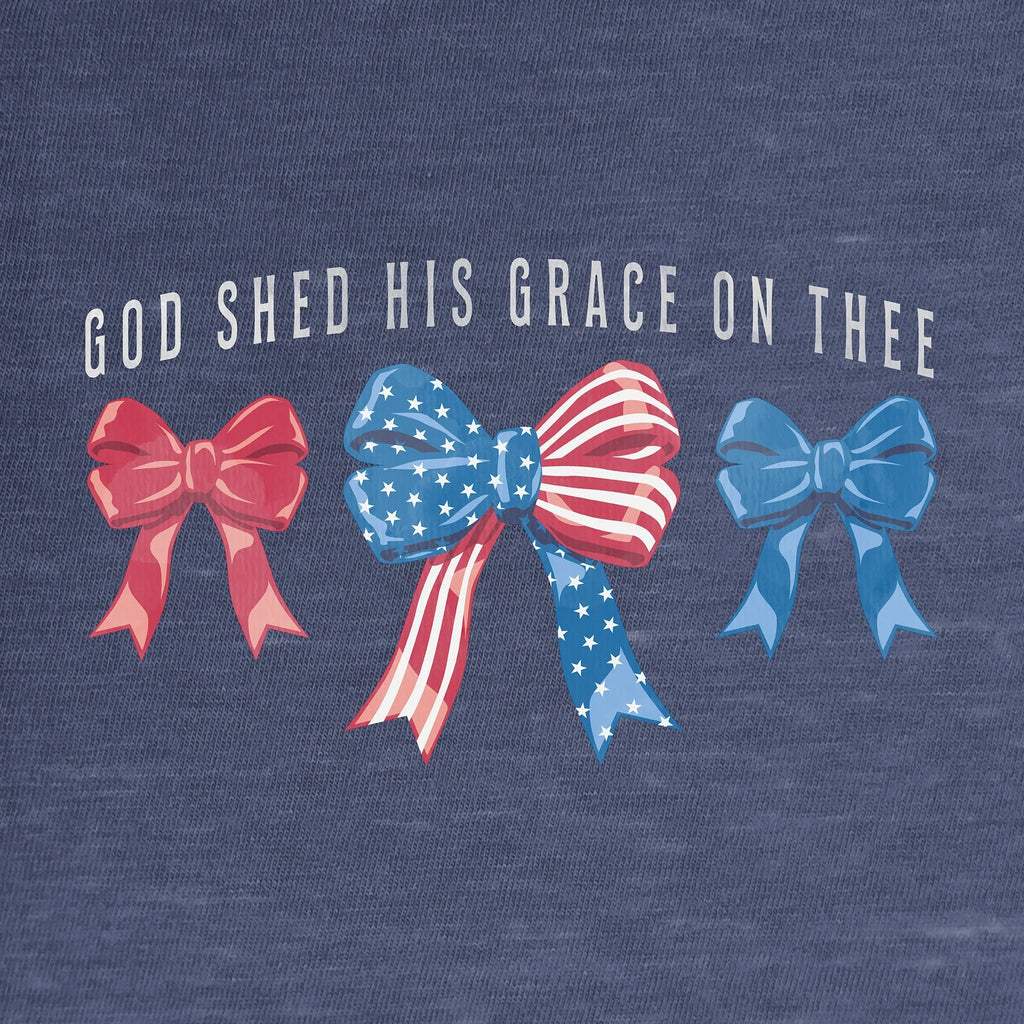 "Shed His Grace Bows" Top