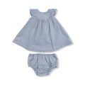 Scoop Yoke with Ruffle Dress & Bloomer