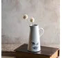 5.5" Black & White Bee Pattern Pitcher