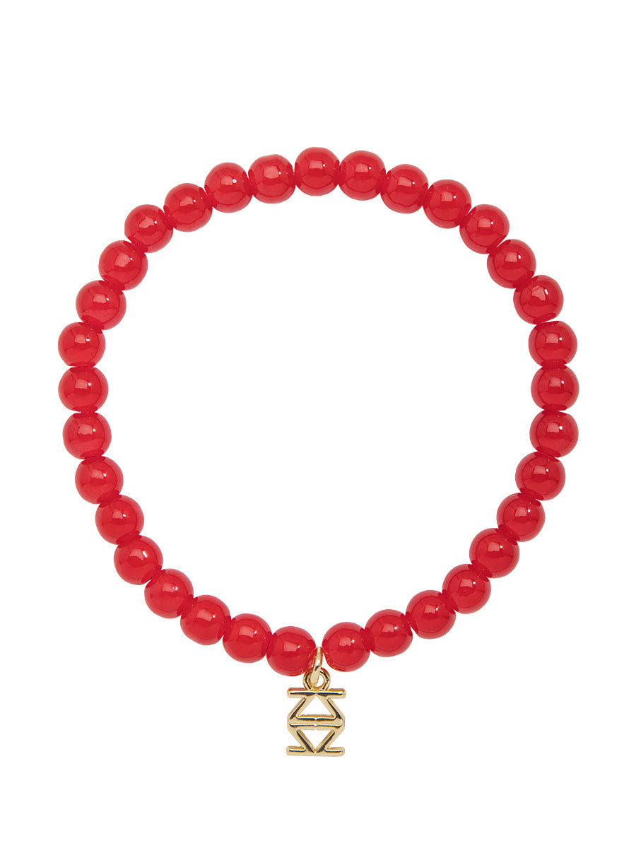 Small Glass Bead Stretch Bracelet