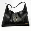 Amie Snake Embossed Shoulder Bag