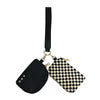 Wonderlust Woven DualPouch Wristlet