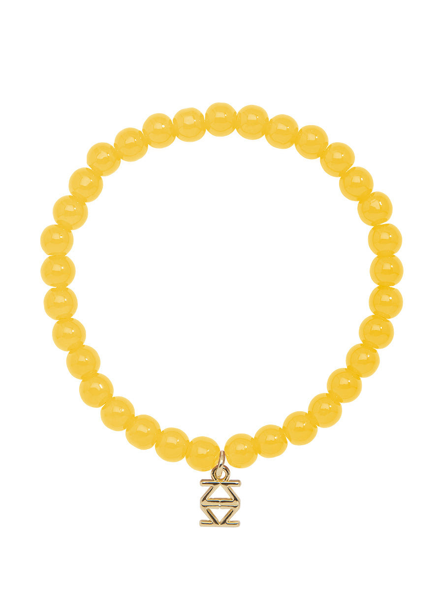 Small Glass Bead Stretch Bracelet