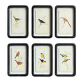 7"Lx11"H Wood Wall Decor w Floating Bird Black, 6 Styles