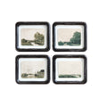 Wood Wall Decor w Floating Landscape