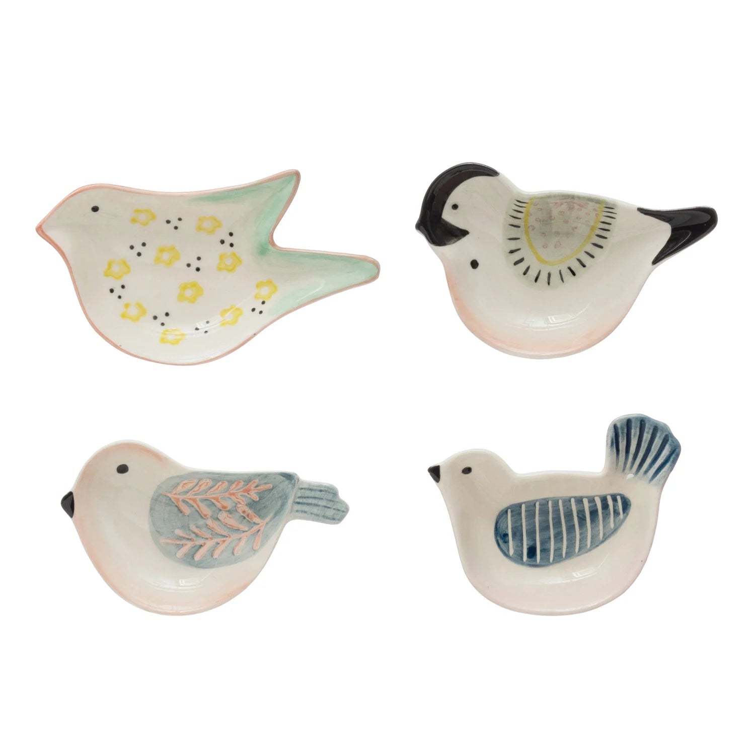 Stoneware Bird Shaped Dish 4 Styles