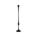 4" Rd x 20"H Hand-Forged Taper Holder Black